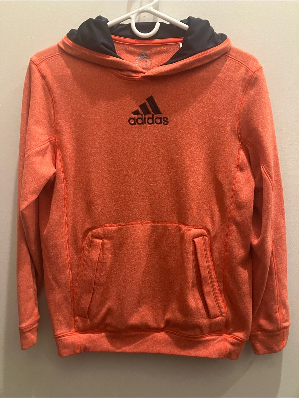 Adidas orange hoodie YL
